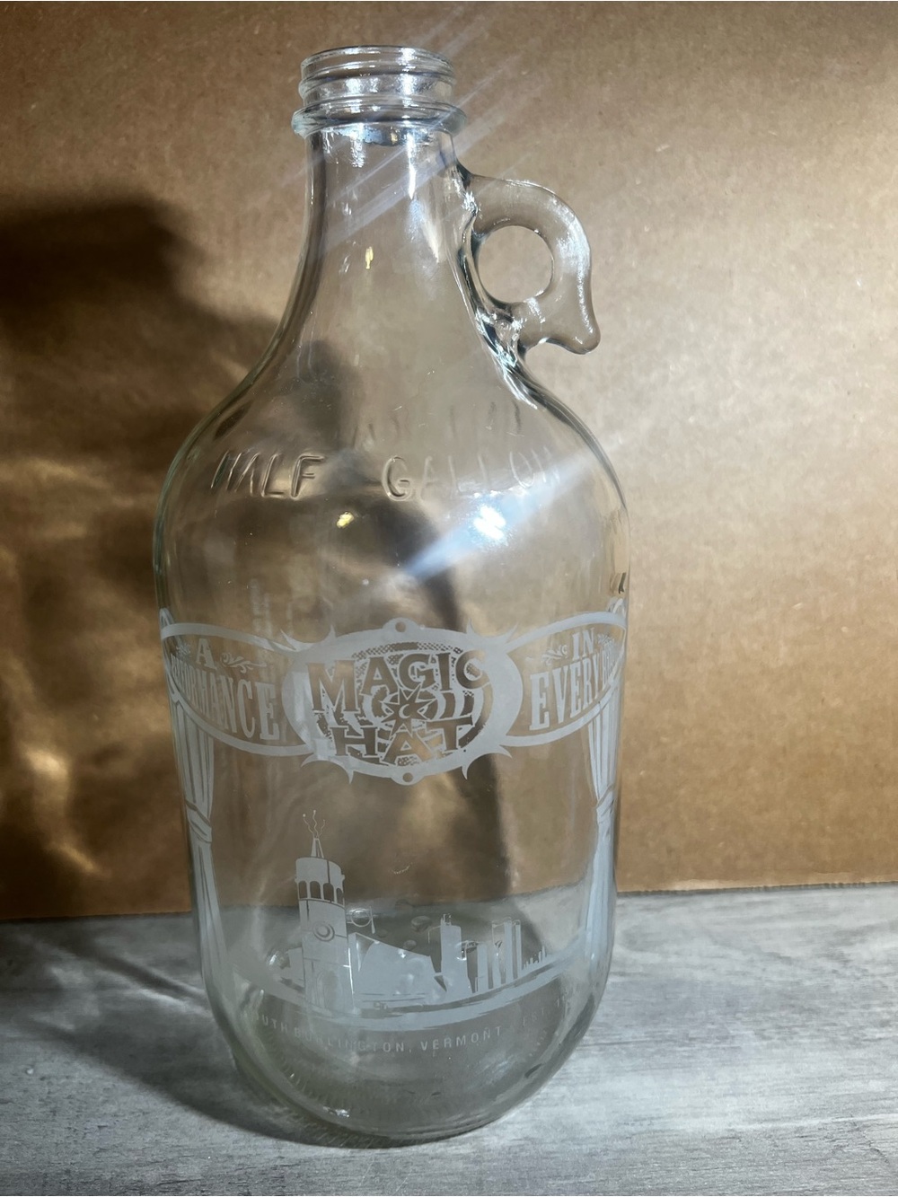 Magic Hat Brewery Half Gallon Growler